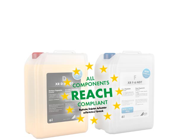 NDT X-ray chemicals - REACH compliant