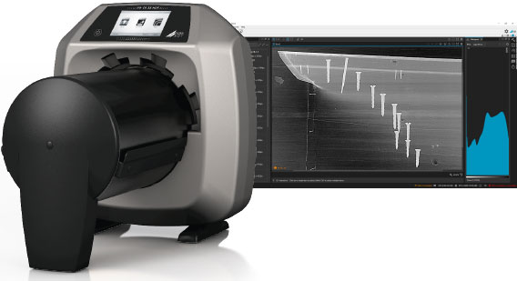 Computer Radiographie Scanner mit Röntgenanalyse-Software